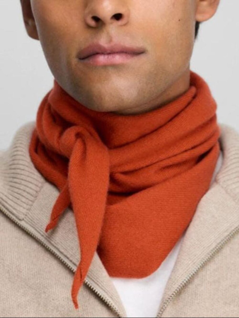 Extreme Cashmere n°35 bandana in Orange